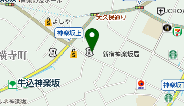 PAUL(ポール) 神楽坂店の地図画像