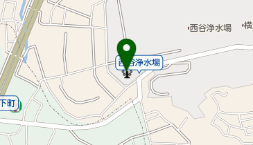 西谷体育施設の地図画像