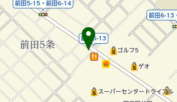 北海道西自動車学園の地図画像