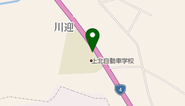 上北自動車学校の地図画像