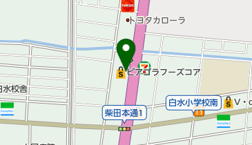 ピアゴ ラ フーズコア 柴田店の地図画像