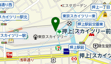 蟻月 東京ソラマチ店の地図画像