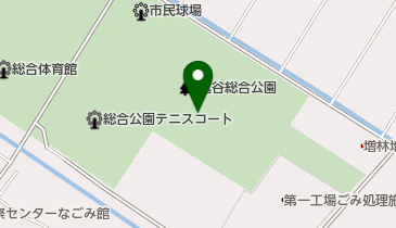 越谷総合公園多目的運動場の地図画像