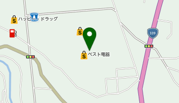 ベスト電器 BFS金木タウンセンター店の地図画像