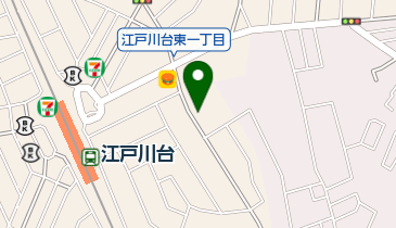 江戸川台浄水場の地図画像