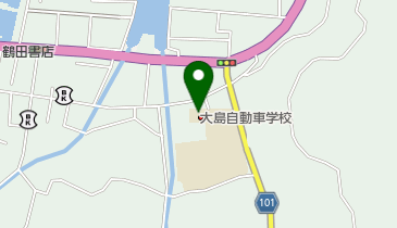 大島自動車学校の地図画像