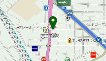 王子スタジオ1の地図画像