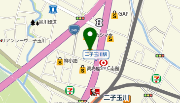 紫野和久傳 玉川高島屋S・C店の地図画像