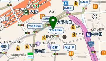 LE BIHAN(ルビアン) 阪神梅田本店の地図画像