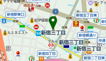 千疋屋総本店 新宿伊勢丹店の地図画像