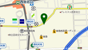 大寅 西宮阪急店の地図画像