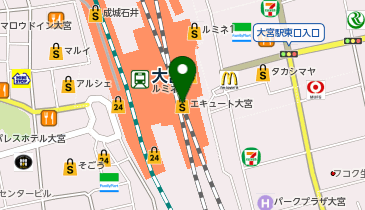 日本ばし大増 エキュート大宮店の地図画像