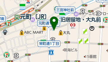 神戸開花亭 神戸大丸店の地図画像