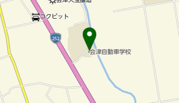 会津自動車学校の地図画像
