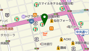 ASBee(アスビー) 仙台一番町店の地図画像