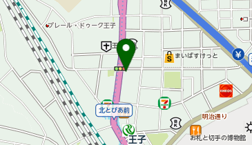 パレットプラザ 王子店の地図画像