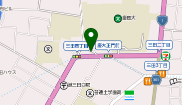 ラーメン二郎・三田本店の地図画像