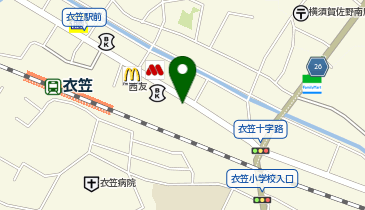 フジカラーパレットプラザ 衣笠店の地図画像