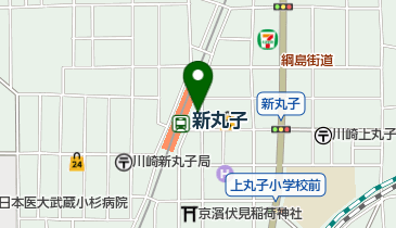 フジカラー パレットプラザ 新丸子店の地図画像