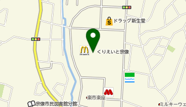パレットプラザ サンリブくりえいと宗像店の地図画像