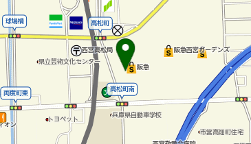 551蓬莱 西宮阪急店の地図画像