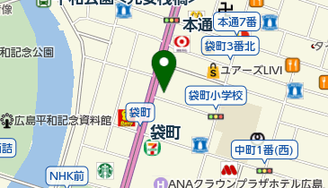 CAFE VELOCE(カフェ ベローチェ) 広島袋町店の地図画像