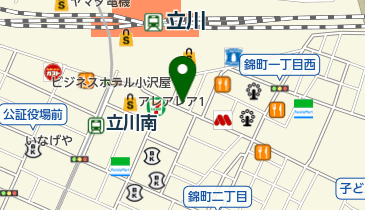 ストレッチ専門店Dr.ストレッチ(ドクター ストレッチ) 立川南口店の地図画像