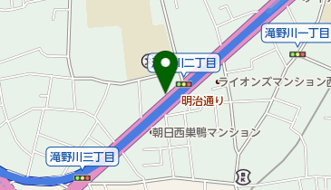 肉のハナマサ 滝野川店の地図画像