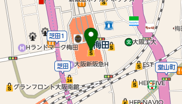 551蓬莱 阪急大阪梅田駅店の地図画像