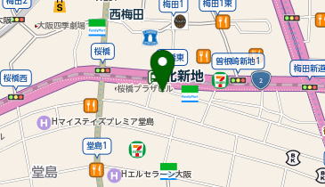 LOFT101(ロフト イチマルイチ) 大阪キタ店の地図画像