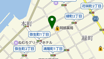 道頓堀の地図画像