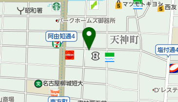 風来坊 御器所店の地図画像
