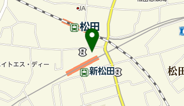名代 箱根そば 新松田店の地図画像