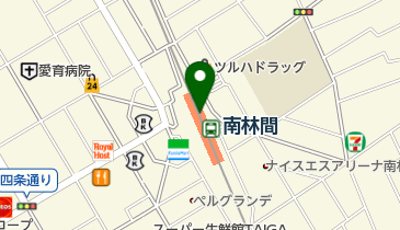 名代 箱根そば 南林間店の地図画像