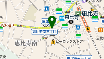 名代富士そば 代官山店の地図画像
