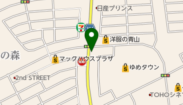 洋麺屋五右衛門 熊本光の森店の地図画像