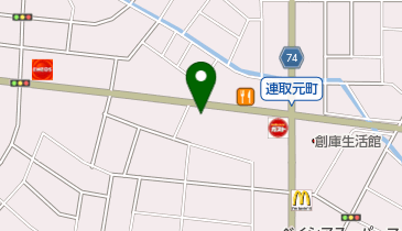 洋麺亭 伊勢崎店の地図画像
