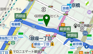 東京 京橋屋カレーの地図画像