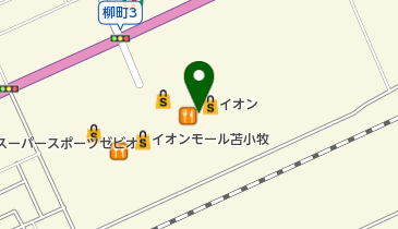 築地銀だこ イオンモール苫小牧店の地図画像