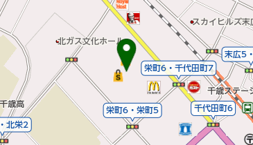 築地銀だこ イオン千歳店の地図画像