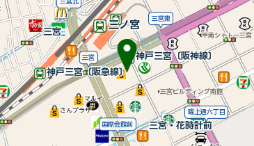 新宿高野 神戸そごう店の地図画像