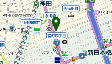 小諸そば 今川橋店の地図画像