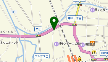 やきとり大吉 松本駅西店の地図画像