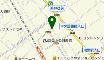 梅林堂 鴻巣店の地図画像