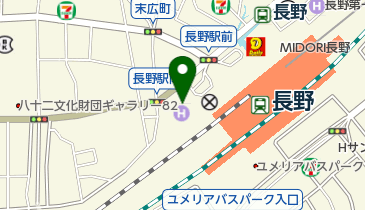 ホテルメトロポリタン長野 ロビーラウンジの地図画像