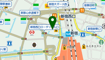 ユーハイム 小田急百貨店新宿店の地図画像
