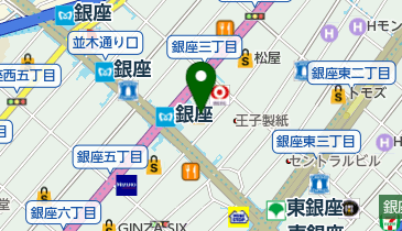 シナグロ ORGANIC KITCHEN&MARKET(オーガニック キッチンアンドマーケット) 銀座三越の地図画像
