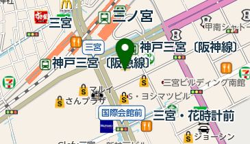 たごさく 阪急 神戸店の地図画像