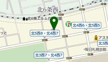 京王プラザホテル札幌  スカイバンケットルーム アンブローシアの地図画像