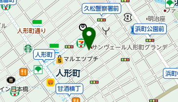 やましょう 人形町店の地図画像